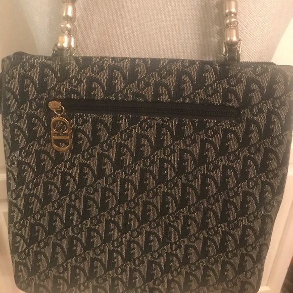 Authentic Christian Dior Vintage Small Tote Handbag - Picture 3 of 13